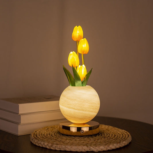 Lampara led de tulipanes eternos