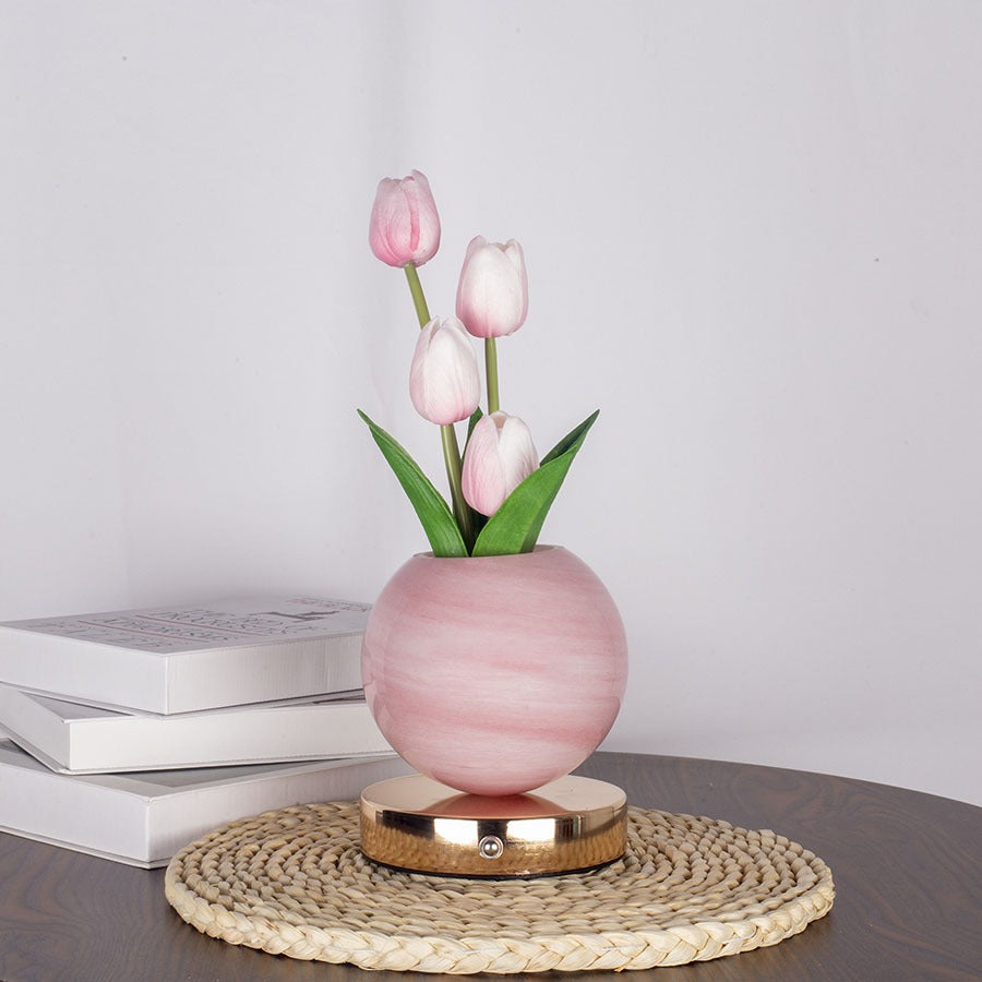 Lampara led de tulipanes eternos